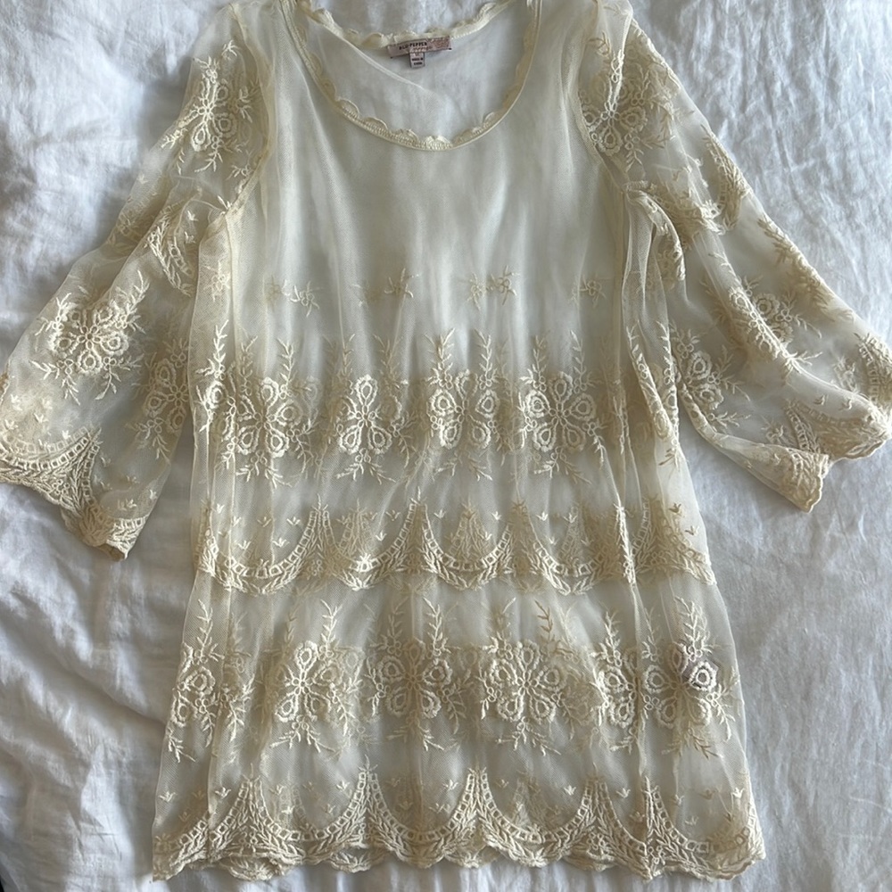 Sheer Lace Top
